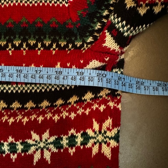 VINTAGE HEIRLOOM COLLECTIBLE Women’s SZ Small Holiday Full Zip Sweater Cardigan - Picture 10 of 10